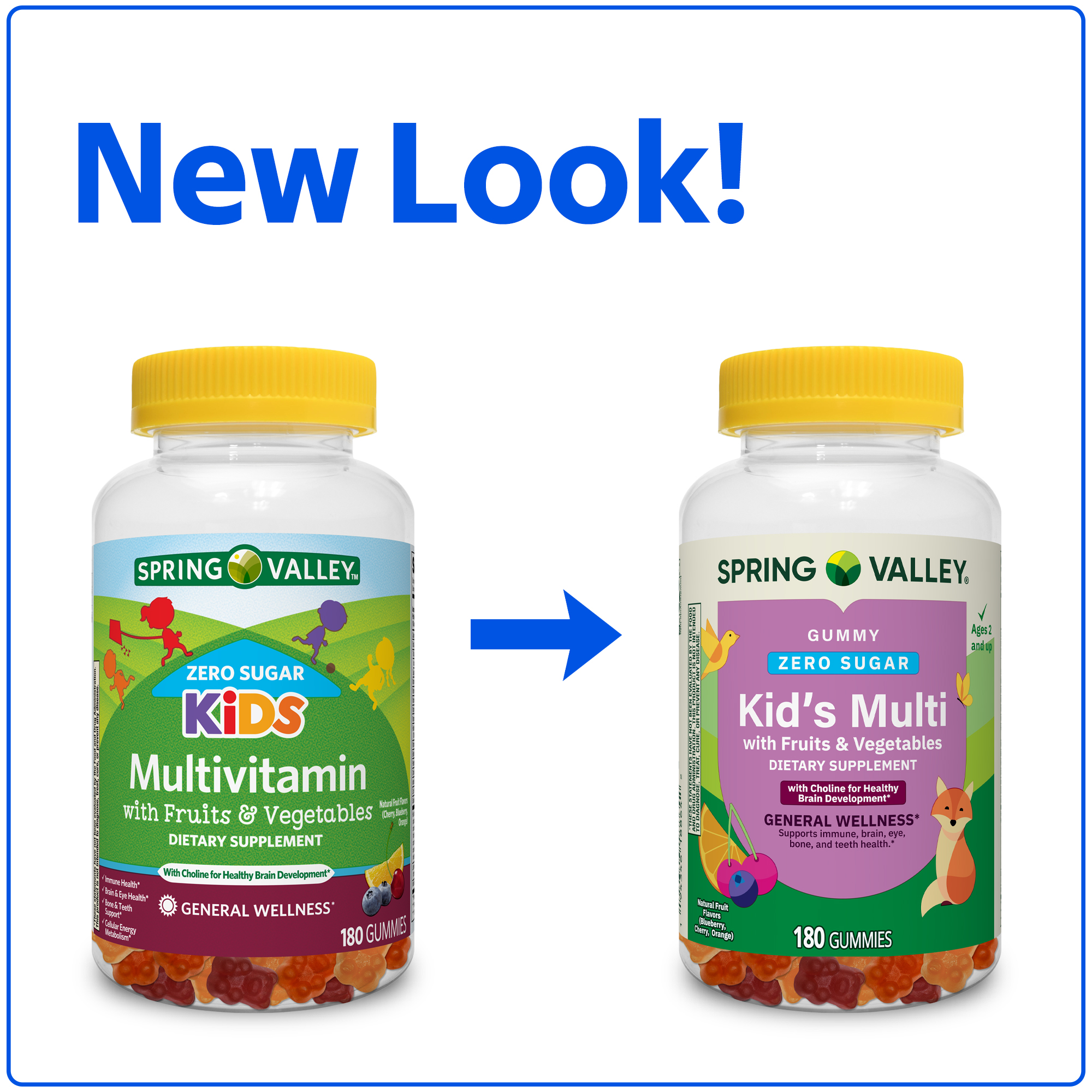 Spring Valley Zero Sugar Kids Multi Gummy, 180 Count photo 2