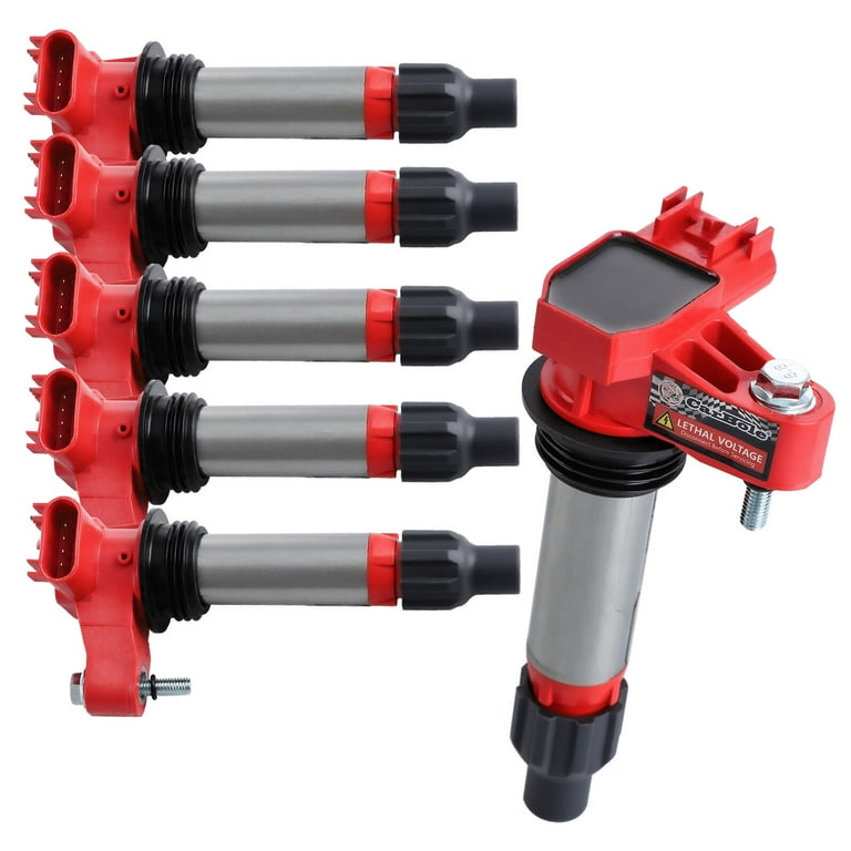 Set of 6 Ignition Coil Pack and Spark Plug Pack for Cadillac CTS SRX  Chevrolet Equinox 3.0 3.6L