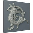 thumbnail image 5 of Ekena Millwork 8 1/4"W x 8 5/8"H x 7/8"P Angel Leaf Onlay, Right, 5 of 6