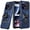 Blue, variant on PT for Cricket Icon Plus 2026 SN333 / AT&T Verge 2 SN333A Robotic Ring Kickstand Hybrid Phone Case Cover - Blue