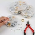 thumbnail image 2 of U8MO 8 Styles in 1 Box Hooks Pins Rings Bracelet Necklace For Jewelry Making Kit Sets-Claw Clasps set, 2 of 4