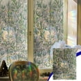 thumbnail image 4 of Leaf Stained Glass Window Film, Decorative Privacy Cling, Sun Blocking Heat Control Cover, Removable Home Office Vinyl, 23.6x39.3 Inches, 4 of 6