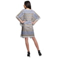 thumbnail image 4 of Moomaya Robe Courte de Caftan de Plage, Robe de Couverture Imprimée, Kaftan pour Femmes, Tenue de Plage, Couverture, 4 of 4
