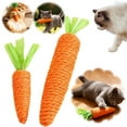thumbnail image 3 of Cat Carrot Toy Teeth Grinding Toy Rope Interactive Teething Chew Proof, 3 of 8