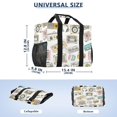 thumbnail image 3 of Large Hand-Held Storage Bag Kitchen Reusable Grocery Bags， Travel Tote Bags， Waterproof Tote，Laundry Bag，Beach Bag， Pool Bag Various Audio Cartoons, 3 of 8