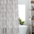 thumbnail image 2 of (Set of 4) MoDRN Glam Diamond Printed Shower Curtain, 2 of 2