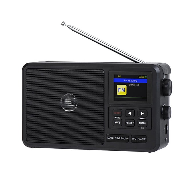 Radio por Internet portátil: ¡FMDAB +, pantalla LCD y reloj despertador!
