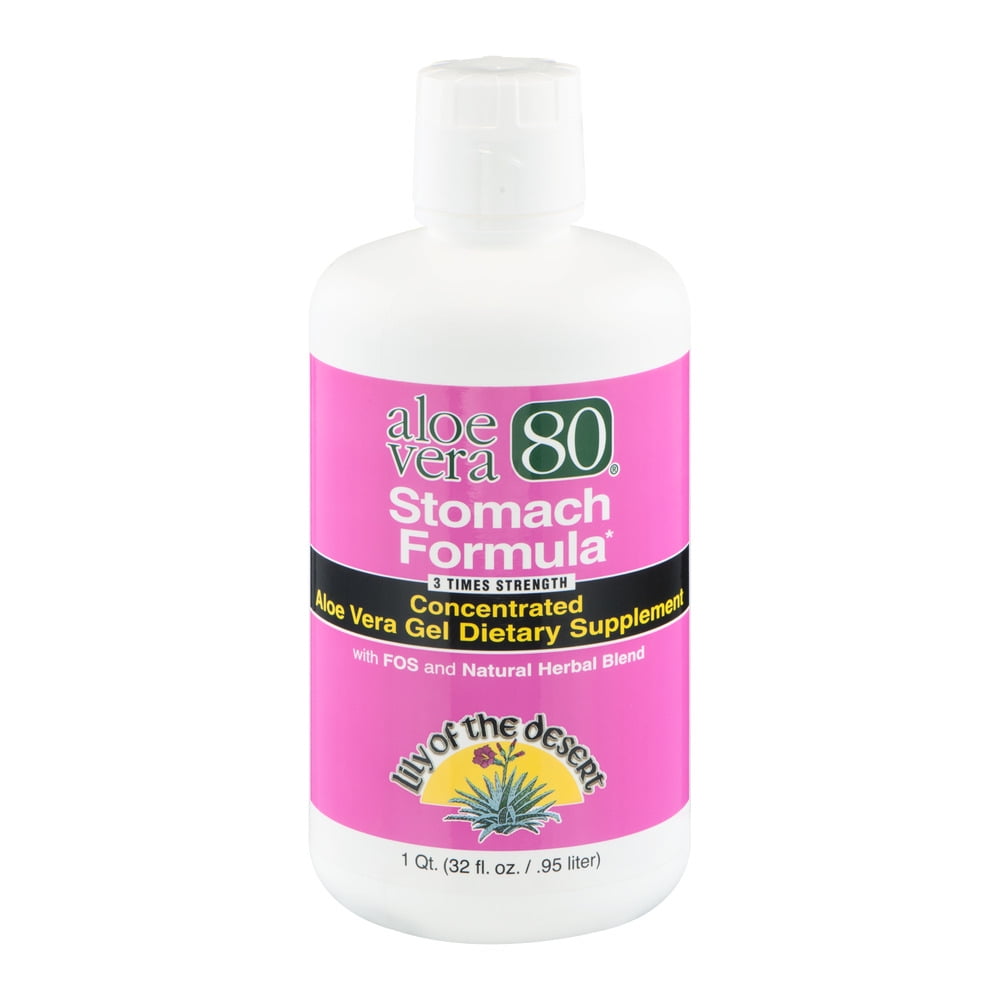 Lily Of The Desert Aloe Vera Gel Dietary Supplement Stomach Formula, 32.0 FL OZ