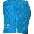 thumbnail image 2 of Umbro Women's Checkerboard Shorts, Color-Blue Jewel, Size-LM, 2 of 5