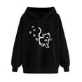 thumbnail image 2 of PNTUTB Women's Print Winter Hoodie Pullover Long Sleeved Comfortable Sweatshirt, 2 of 5