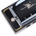 thumbnail image 2 of Black Harmonica C Key 10 Hole Blue Harp Stainless Steel Resin Thickened Cover Mouth Organ, 2 of 4