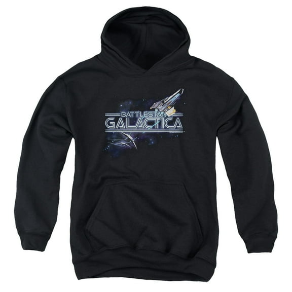 Bsg - Cylon Persuit - Youth Hooded Sweatshirt - Medium