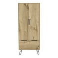 thumbnail image 6 of Augusta Armoire Closet, One Drawer, Double Door Cabinet Light Oak, 6 of 9