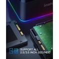 thumbnail image 3 of Estación de acoplamiento de disco duro Inateck RGB SATA a USB 3.0, 3 of 7