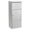 Allux Series Mailboxes Allux 800 Mail/Parcel Box In Grey Color