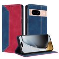 thumbnail image 2 of Phone Case for Google Pixel 8A FOXDOCK Premium Leather,Creative Dual-Color Cover with Card Slot,Shockproof, 2 of 7