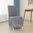 thumbnail image 5 of Oiur Chair Cover Color Banquet Chair Wear Resistant Super Soft Non-Fading Solid Slipcover Stretch Wedding Chair Protector, 5 of 13