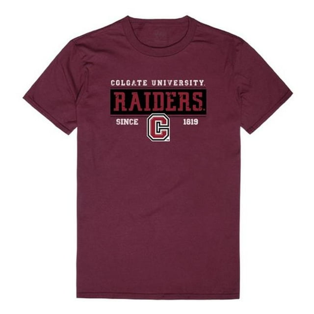 W Republic 507-283-327-01 Colgate University Established T-Shirt, Maroon & White 2 - Small