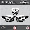 thumbnail image 3 of Kalair GFX Graphics Kit for Suzuki RMZ450 (2008-2017) Icon Series, 3 of 5