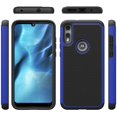 thumbnail image 2 of Moto e (2020) Case, Motorola E (2020) Case with HD Screen Protector,Veeki Dual Layer Heavy-Duty Military-Grade Armor Defender Protective Phone Case Cover for Motorola Moto e (2020) (Black, 2 of 7
