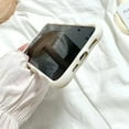 thumbnail image 5 of Compatible with iPhone Case,Glitter Bling Sparkle Heart Curly Wave Shape Frame Camera Lens Protection Soft Shockproof Cover Phone Case (Black,iPhone 14 Pro), 5 of 6
