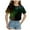 Dark Green, variant on Girls Short Sleeve T Shirts Crewneck Fashion Shirts Tee Kids Tshirts Clothes Summer Tops T-Shirt