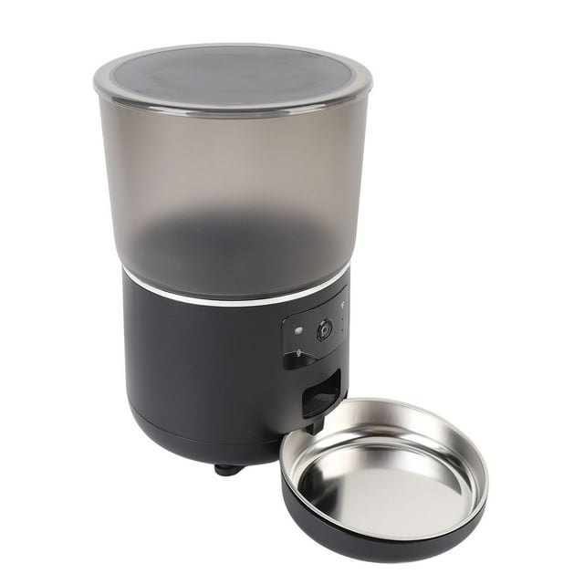 Automatic Cat Feeder, 4L Large Capacity Timed Pets Feeder with APP Portion Control, Detachable Automatic Dry Food Dispenser for Cats Dogs