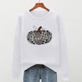 thumbnail image 5 of ICHUANYI Liquidación Acción de Gracias Moda Mujer Casual Manga Larga Impreso Señoras Sudaderas Tops ICHUANYI WER202308244291, 5 of 5