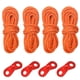 thumbnail image 1 of Advancent Naranja conveniente y práctica tienda de campaña cordón reflectante accesorio esencial para acampar seguridad carpas, 1 of 6