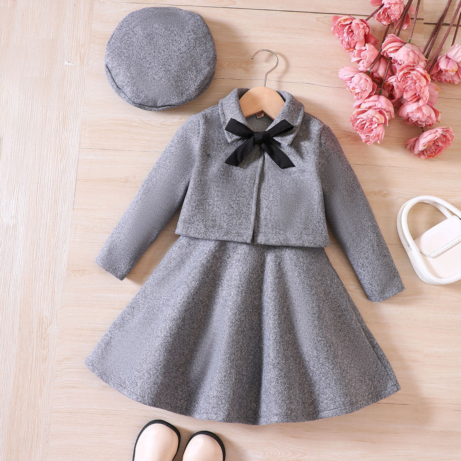 SXcggal Robe Décontractée d'Anniversaire pour Petites Filles