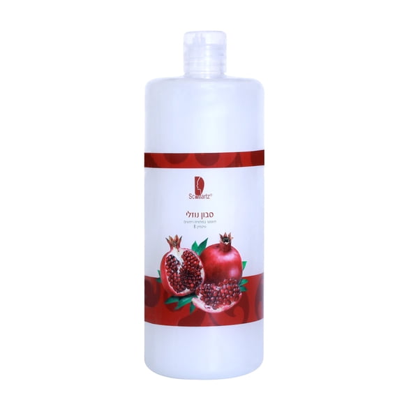 Schwartz Natural Cosmetic Liquid Soap 1000Ml Enriched With Pomegranate Extract (Package May Vary)