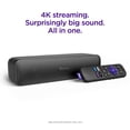 thumbnail image 2 of Roku Streambar SE | 2-in-1 TV Soundbar with Built-in 4K/HD/HDR Streaming, Premium Speakers, & Enhanced Speech Clarity for Crisp, Clear Dialogue - Quick Guided Simple Setup, 2 of 3