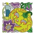 thumbnail image 6 of Jacobean Pumpkins (1) Embroidery Designs - All Popular Formats Included - Loaded on USB Stick, 6 of 10