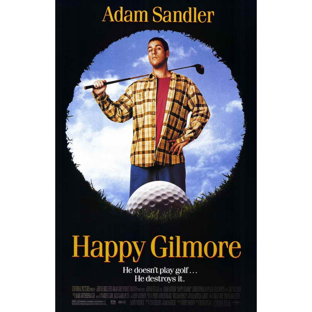 Happy Gilmore movie POSTER (Style A) (11" x 17") (1996)
