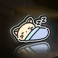 thumbnail image 4 of Sleeping Kitty 3D Novelty Light Box, Cute Cat and Feline Wall Art, Domestic Pet Decor for Cat Lovers (Height 20 inch, 50cm), 4 of 9