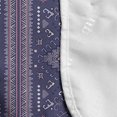 thumbnail image 4 of Oriental Microwave Oven Cover, Traditional Eastern Inspired Shapes, Water Resistant Organizer with Pockets for Kitchen, 36" x 12", Dark Indigo Mauve, by Ambesonne, 4 of 4