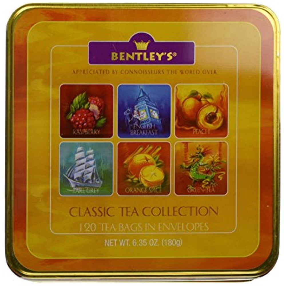 Bentley's Finest Tea Classic Collection, 120Count Tea Bags Assorted in