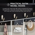 thumbnail image 6 of Sunjoy Black Hanging Storage Wall Shelf with Hooks, 6 of 9