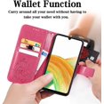 thumbnail image 4 of Wallet Phone Case for Samsung Galaxy A13 4G (Not fit 5G), PU+TPU Leather Flip Kickstand Case with Magnetic Clasp and Cash Card Slots Holder Cover for Samsung Galaxy A13 4G SYC Red, 4 of 16