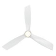 thumbnail image 6 of Zephyr 62" Matte White Dimmable LED Smart Ceiling Fan with Remote Control, 6 of 11