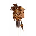 thumbnail image 3 of Cuckoo Clock Five Leaves, Bird, Squirrel, 3 of 3