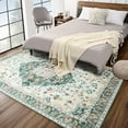 thumbnail image 3 of TWINNIS Area Rug for Living Room Persian Rug Vintage Boho Carpet for Bedroom,Green,6'x9', 3 of 8