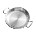 thumbnail image 4 of Miangastore Stainless Steel Food Plate Double Handle Snack Bowl Fried Chicken Serving Tray, 4 of 9