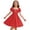 F83-Red, variant on Kids 1950S Dresses For Girls Collar Swing Party Dress Vintage 50S Polka Dot Dresses Elegant Summer Short Sleeve A-Line Sundress 4-5 Years
