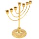 thumbnail image 2 of ColoMX Candelabro antiguo de múltiples cabezas, candelabro decorativo de Metal, Menorá de Israel, decoración del hogar, 2 of 8