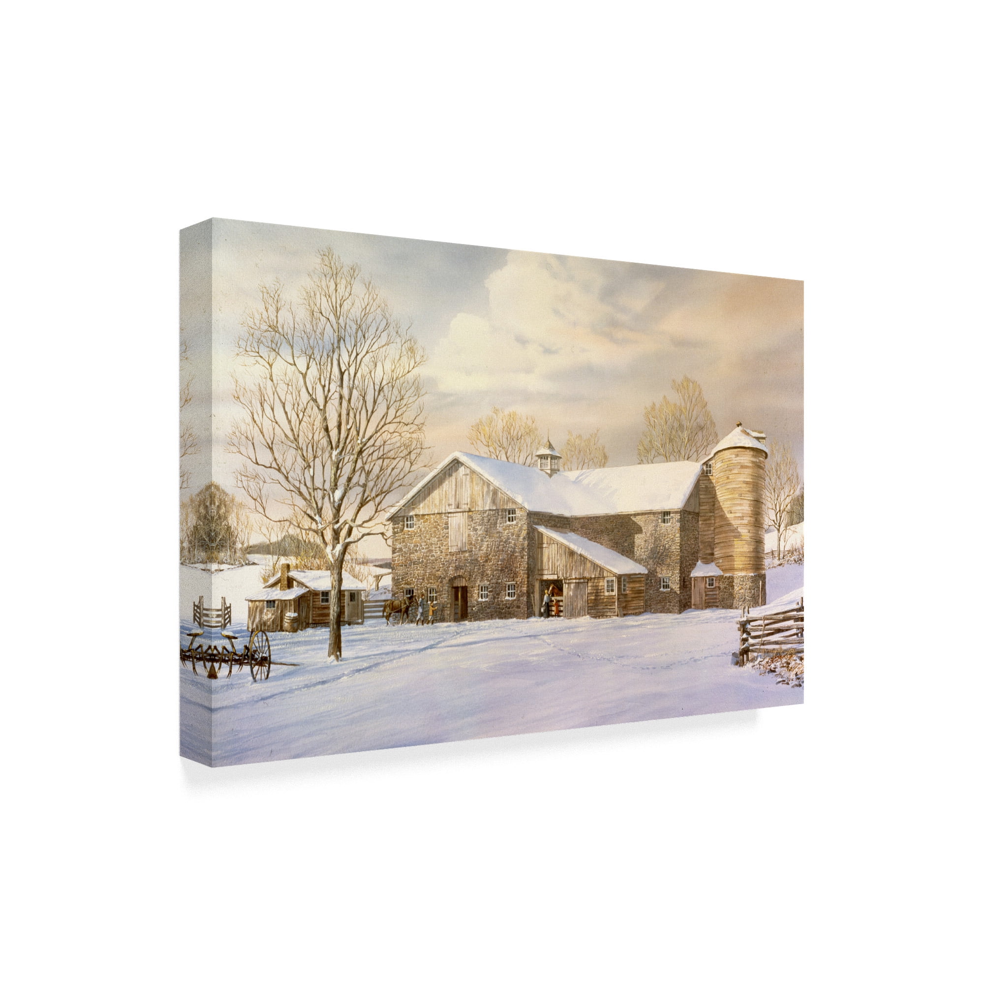 Trademark Fine Art 'The Men Return' Canvas Art by Jack Wemp