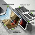 thumbnail image 4 of Samsung Z Fold 4 Rugged Full-Body Case, Metal Bumper Built-in Screen Protector&Kickstand,Dustproof Drop-Proof,Full Body Protection Heavy Duty Military Cover For Samsung Galaxy Z Fold 4, Silver, 4 of 7