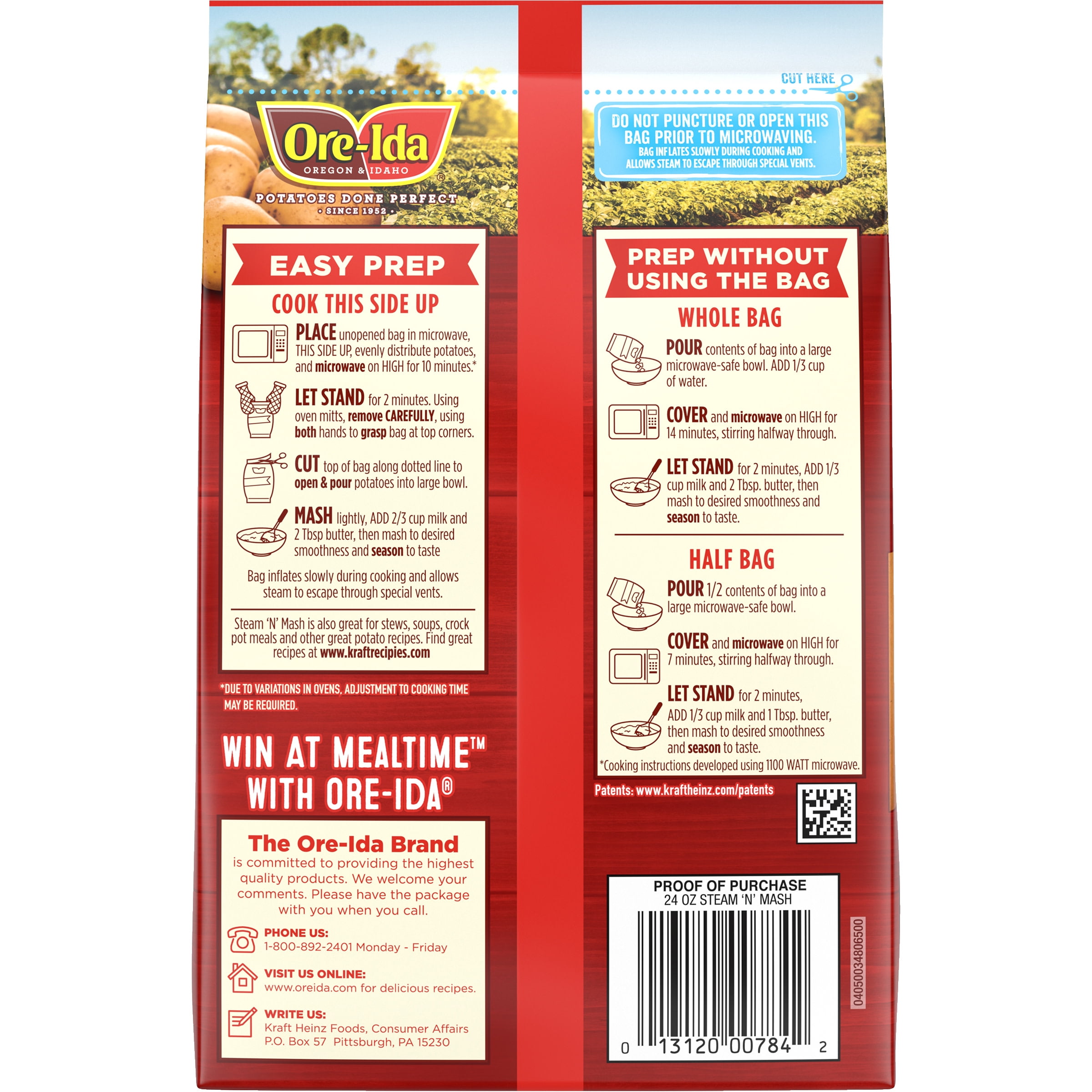 Ore ida instant potatoes clearance