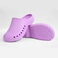 thumbnail image 3 of 1 par Unisex Enfermera Doctor Zapatos de enfermería Antideslizantes Violeta 39 40 jinwen Pantuflas de lactancia, 3 of 8
