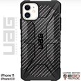 thumbnail image 2 of Ego Tactical Limited Edition Designs on a UAG Urban Armor Gear Case for Apple iPhone Xr, iPhone 11 (6.1")- Black Carbon Fiber, 2 of 2
